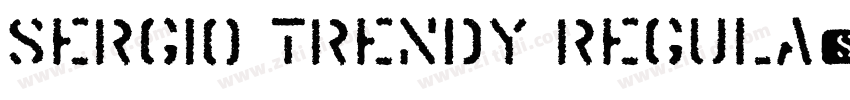 Sergio Trendy Regula字体转换